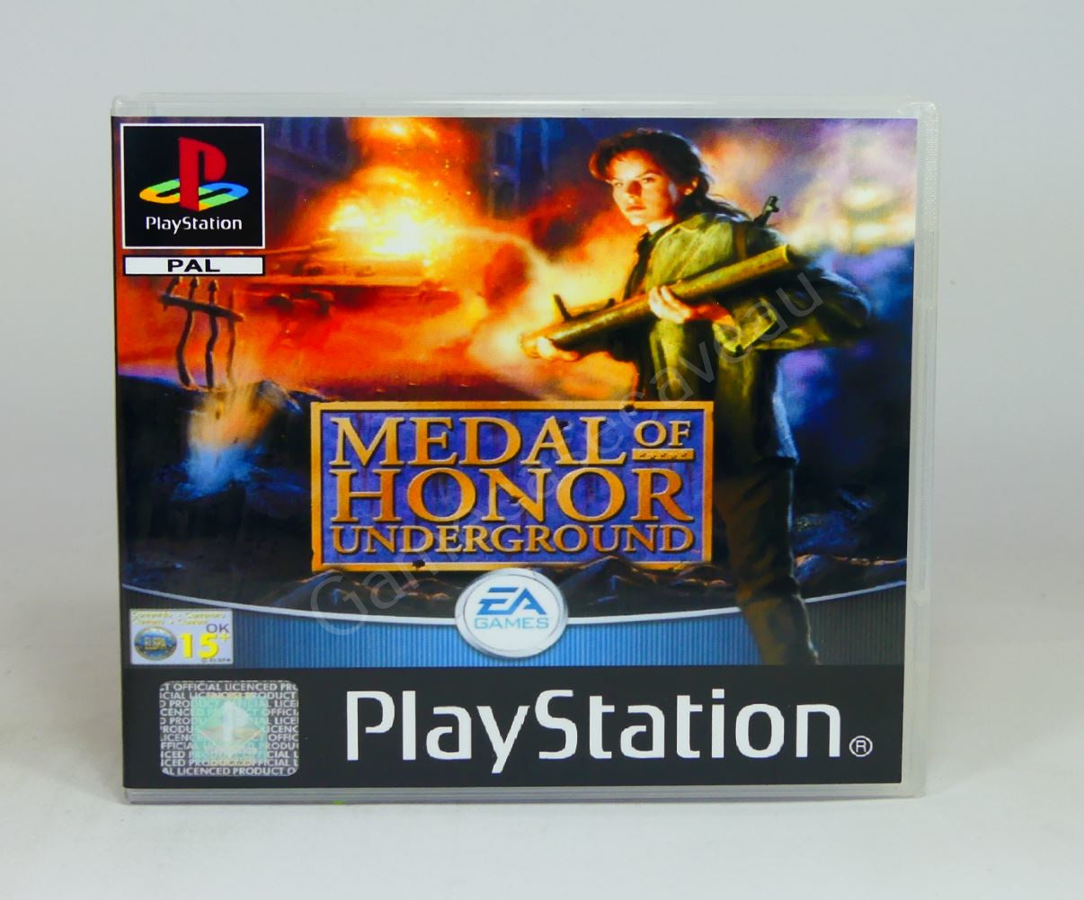 Medal of Honor Underground - PS1 Replacement Case
