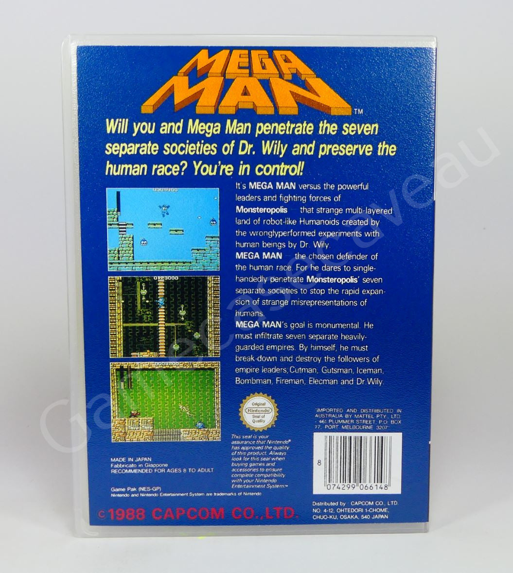 Mega Man - NES Replacement Case