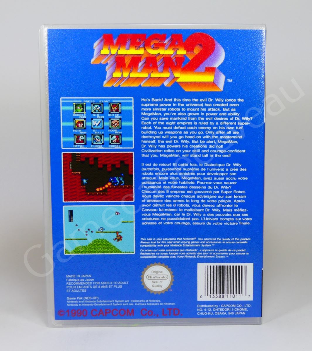 Mega Man 2 - NES Replacement Case