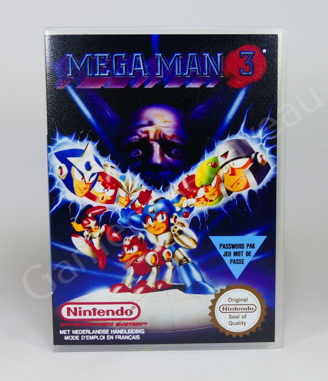 Mega Man 3 - NES Replacement Case