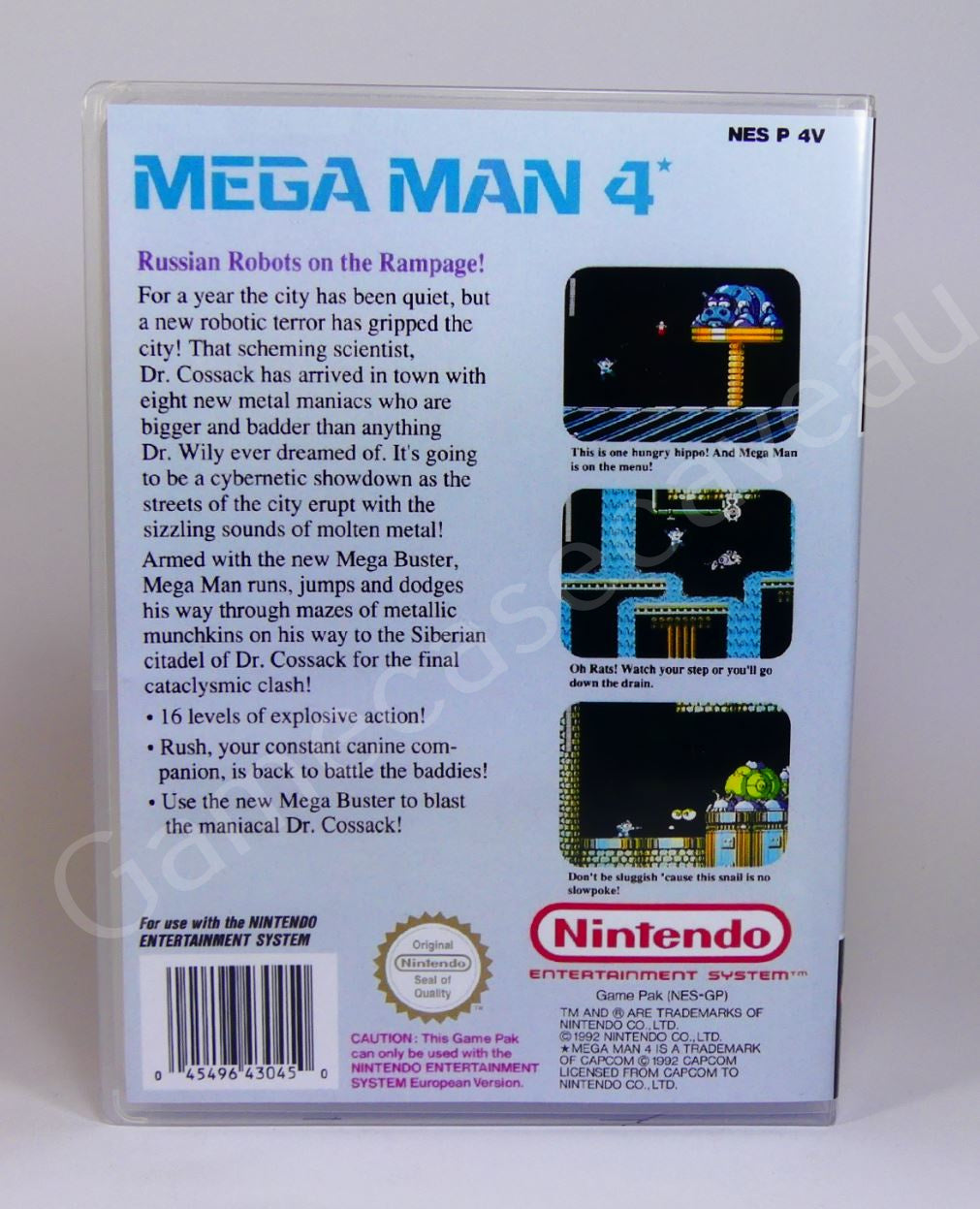 Mega Man 4 - NES Replacement Case