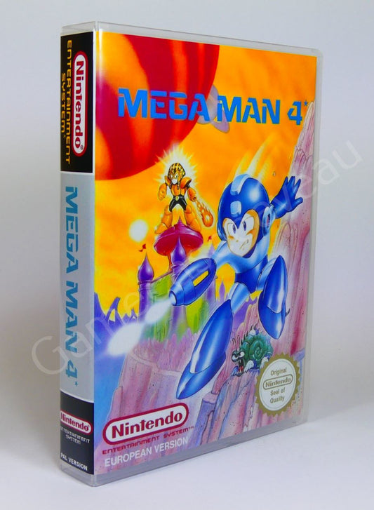 Mega Man 4 - NES Replacement Case