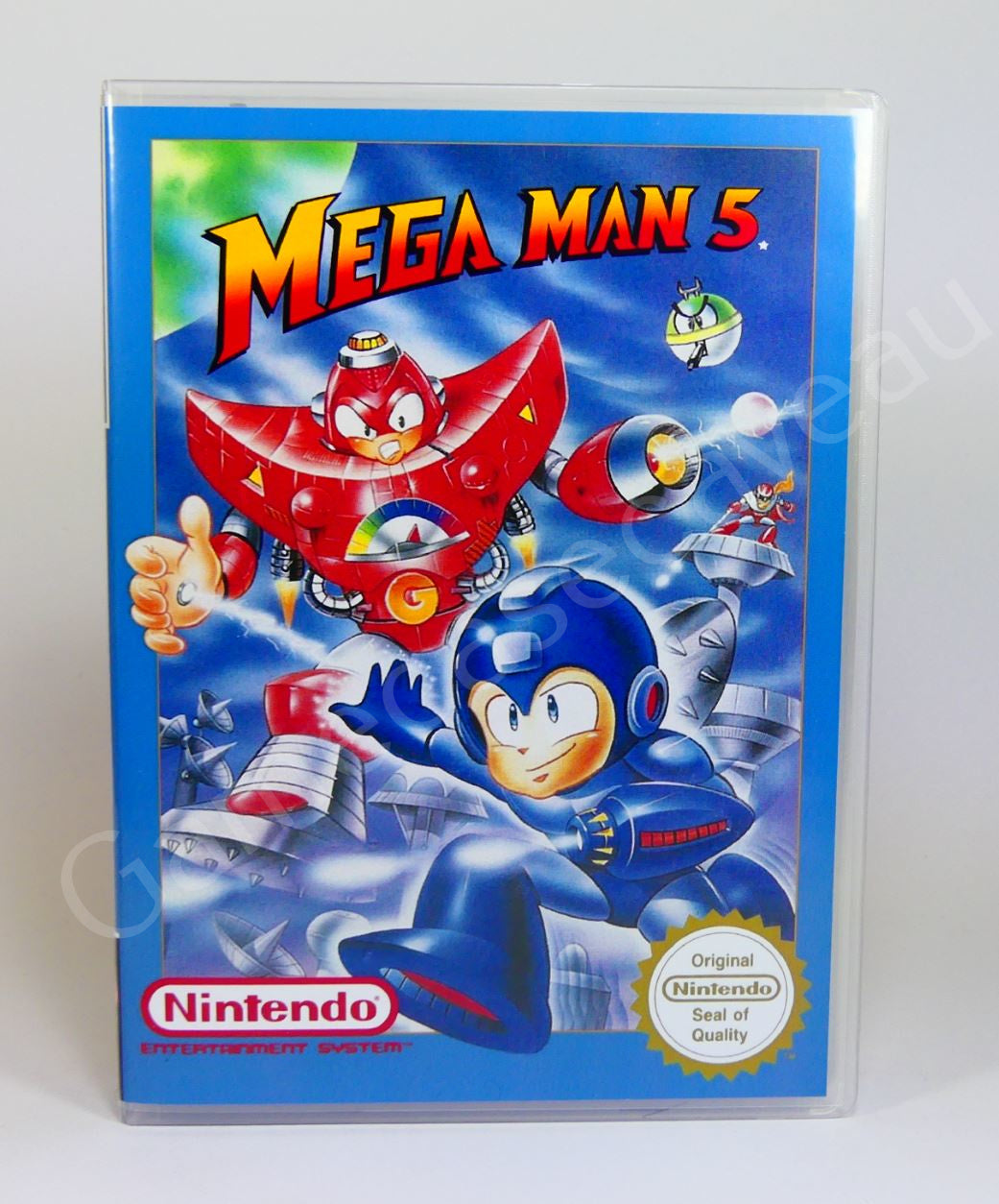 Mega Man 5 - NES Replacement Case
