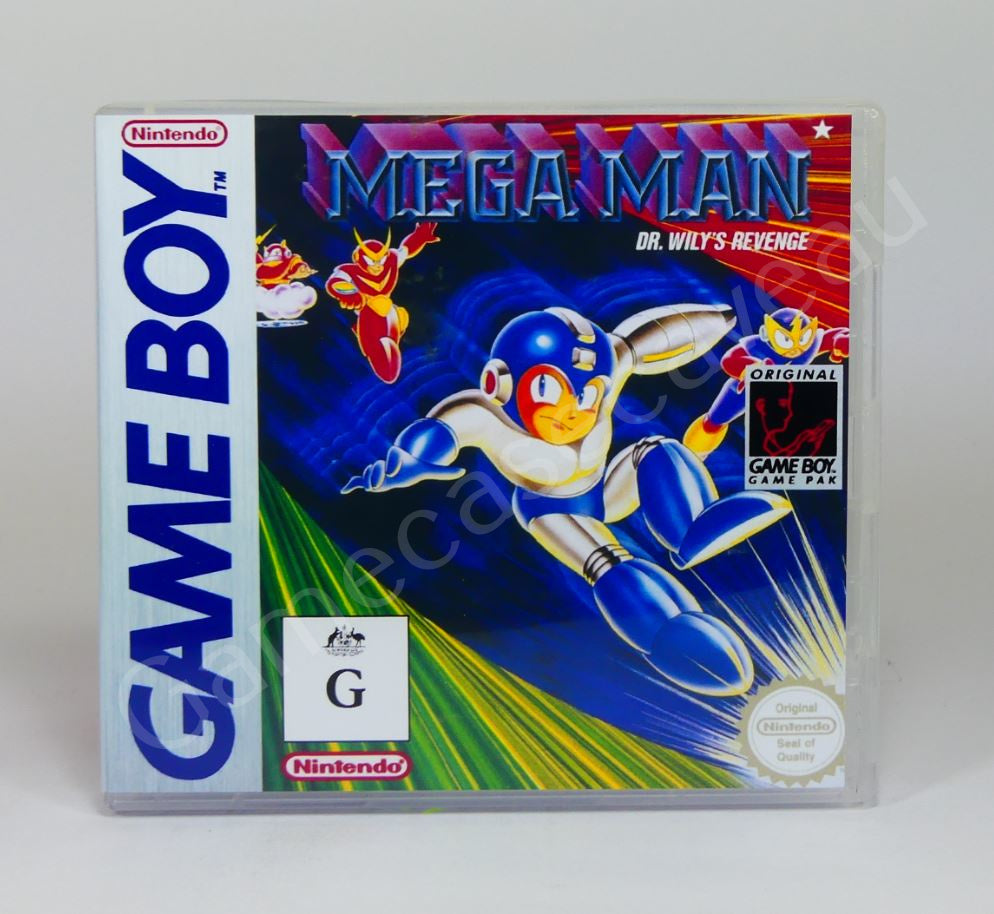 Mega Man Dr Wilys Revenge - GB Replacement Case