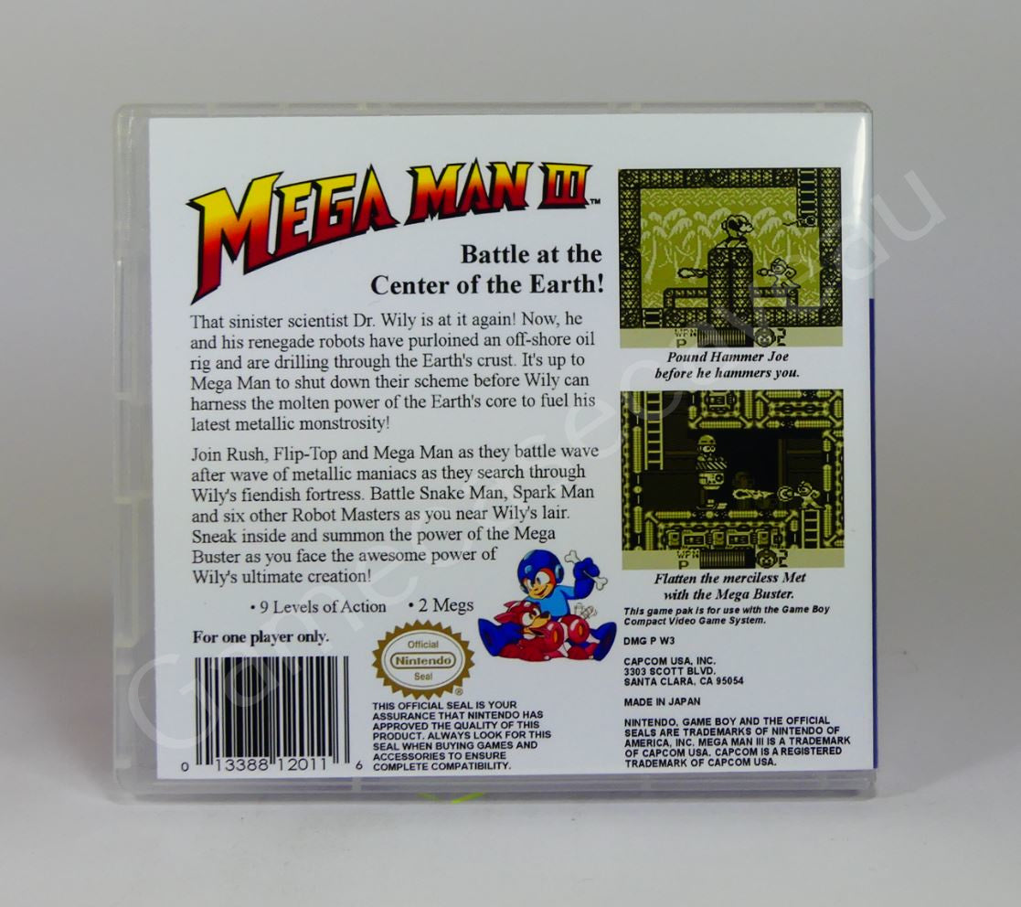 Mega Man III - GB Replacement Case