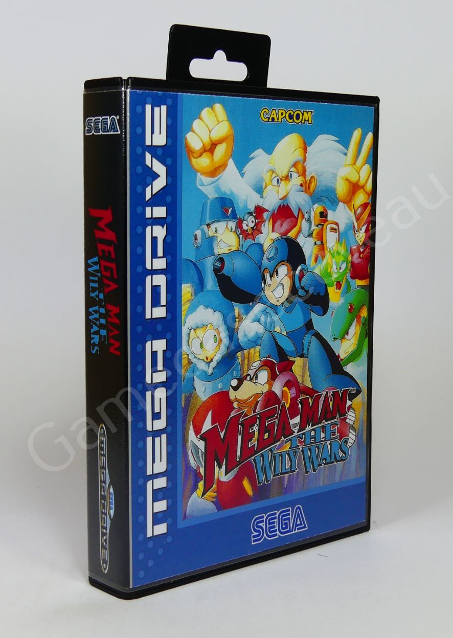 Mega Man The Wily Wars - SMD Replacement Case