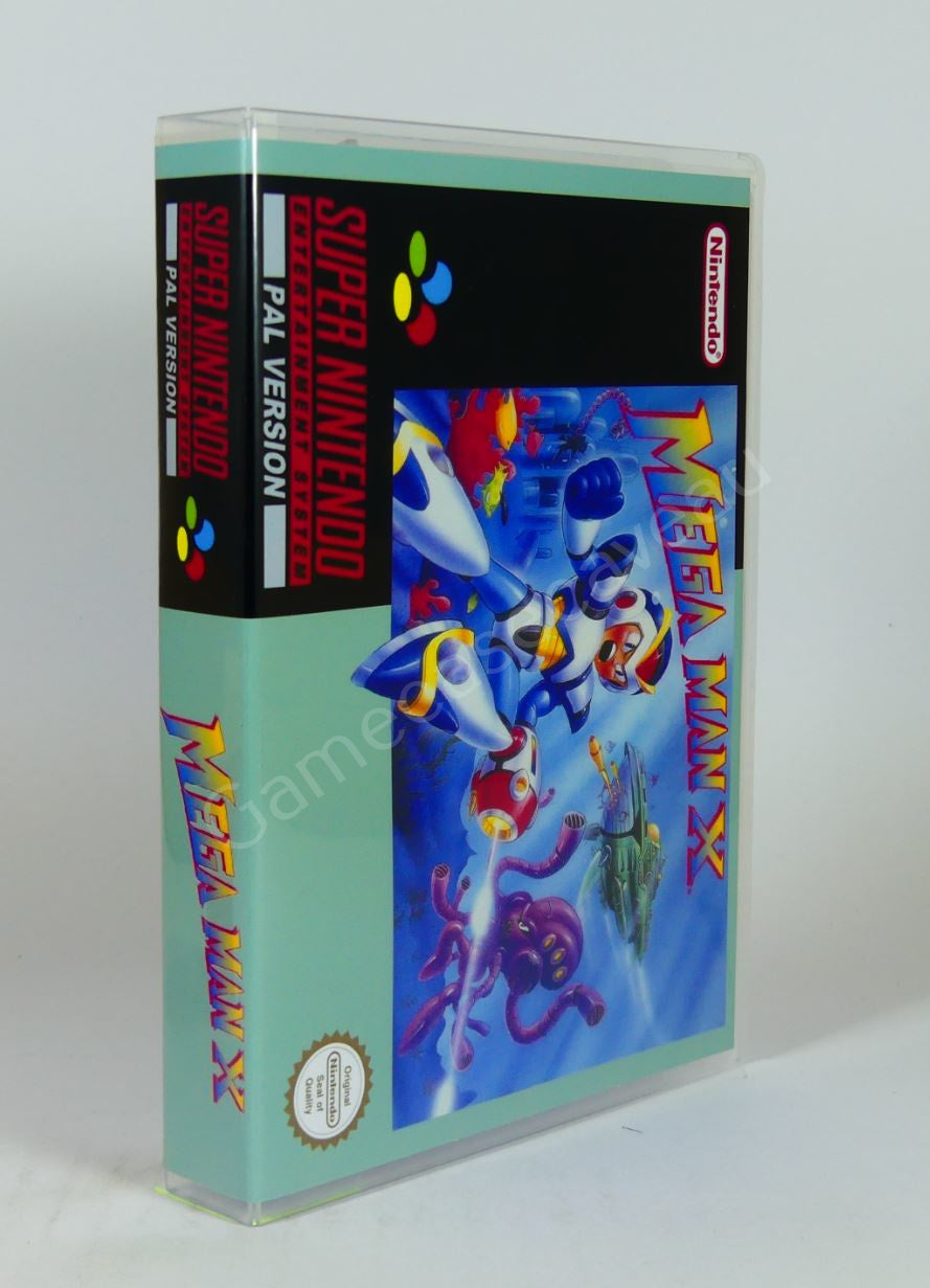 Mega Man X - SNES Replacement Case