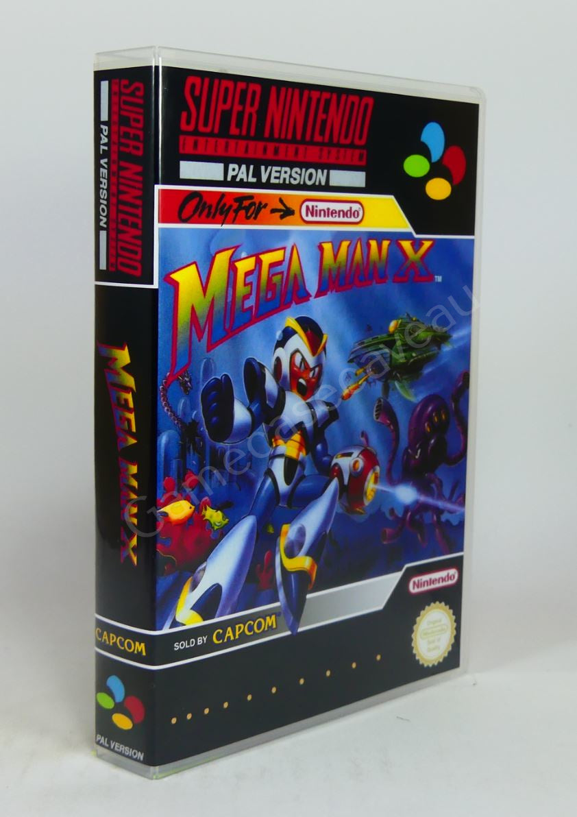 Mega Man X - SNES Replacement Case