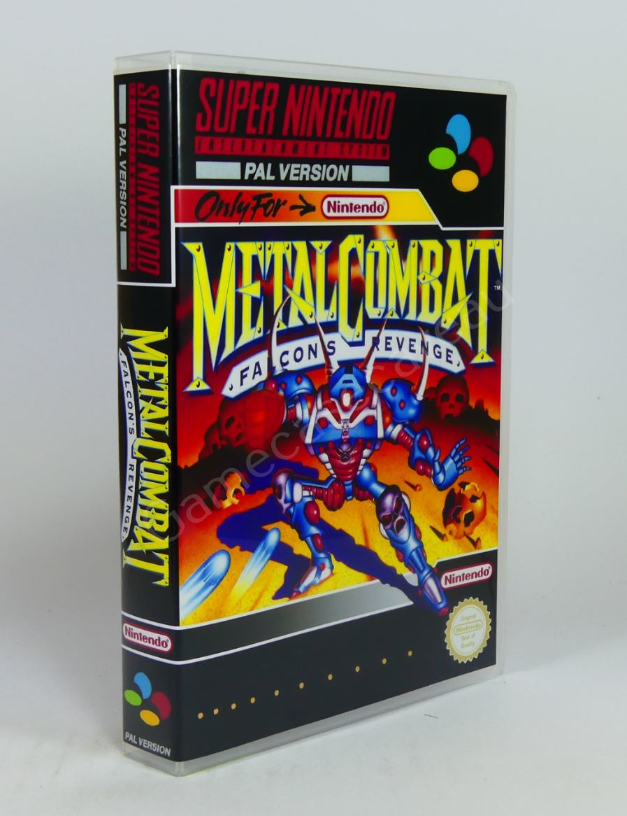 Metal Combat Falcon's Revenge - SNES Replacement Case