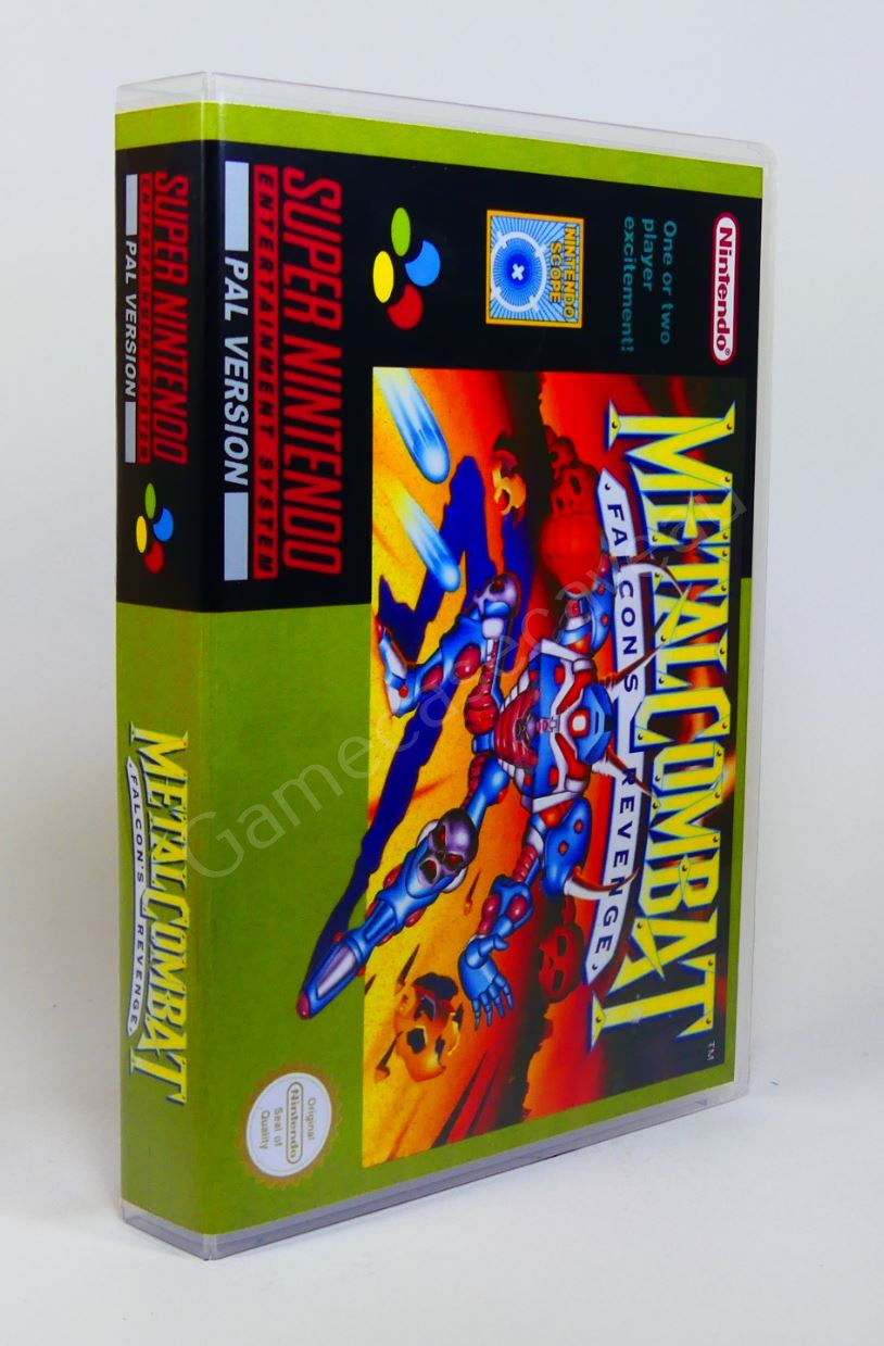 Metal Combat Falcon's Revenge - SNES Replacement Case