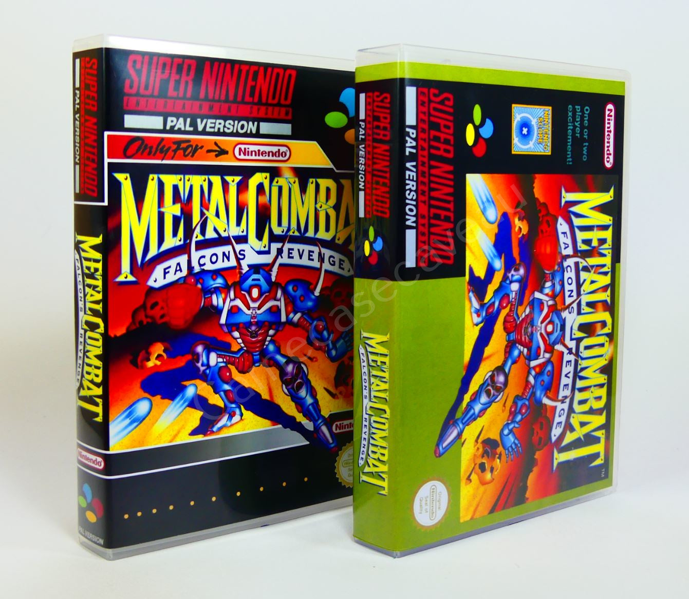 Metal Combat Falcon's Revenge - SNES Replacement Case