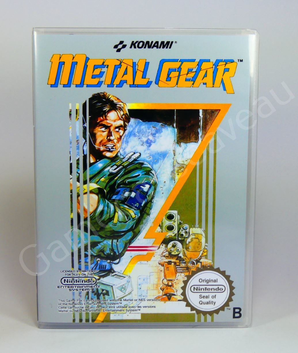 Metal Gear - NES Replacement Case