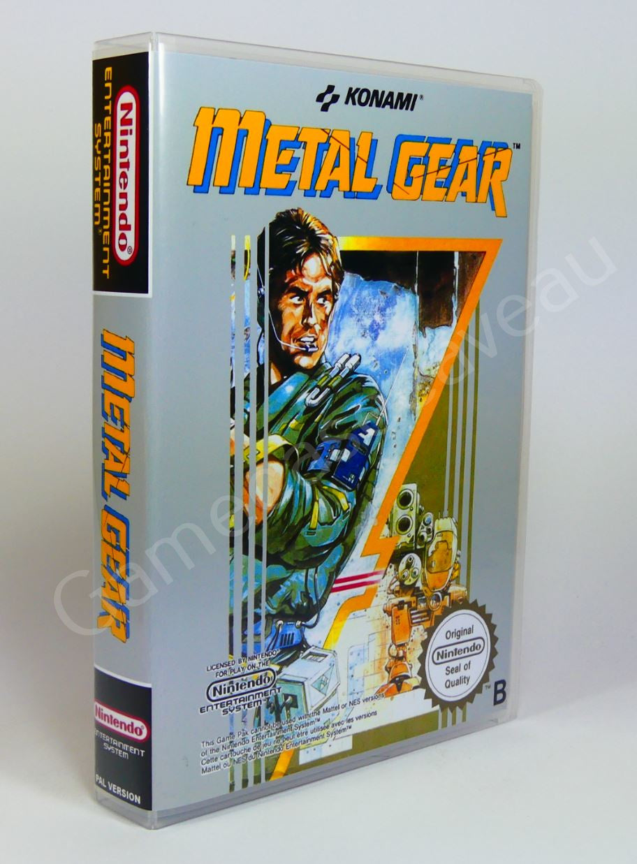 Metal Gear - NES Replacement Case