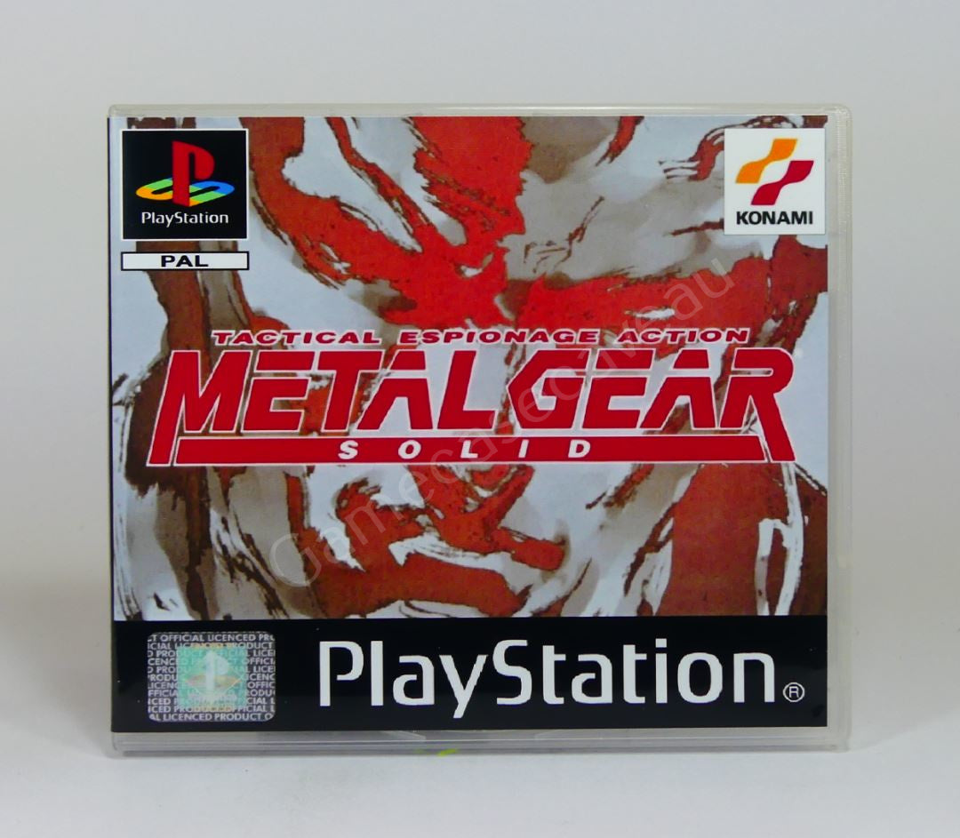 Metal Gear Solid - PS1 Replacement Case