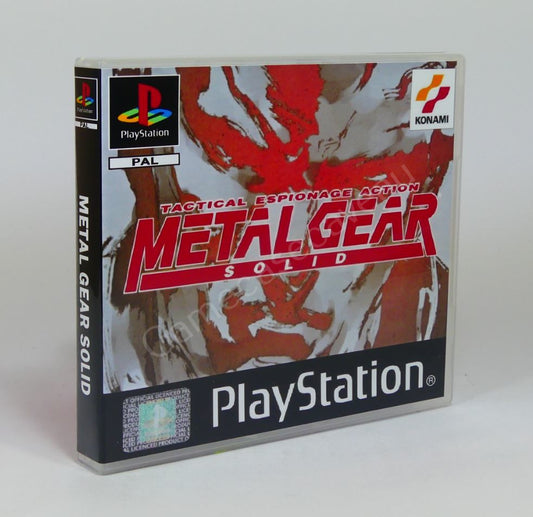 Metal Gear Solid - PS1 Replacement Case