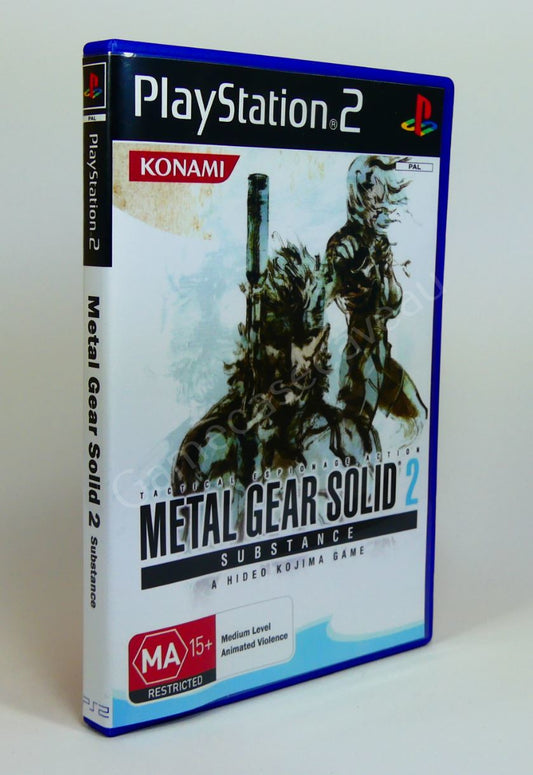 Metal Gear Solid 2 Substance - PS2 Replacement Case