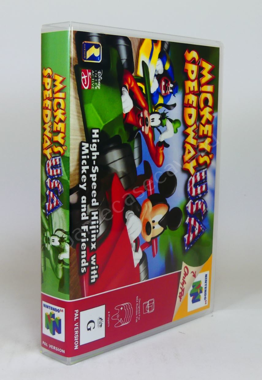 Mickey's Speedway USA - N64 Replacement Case
