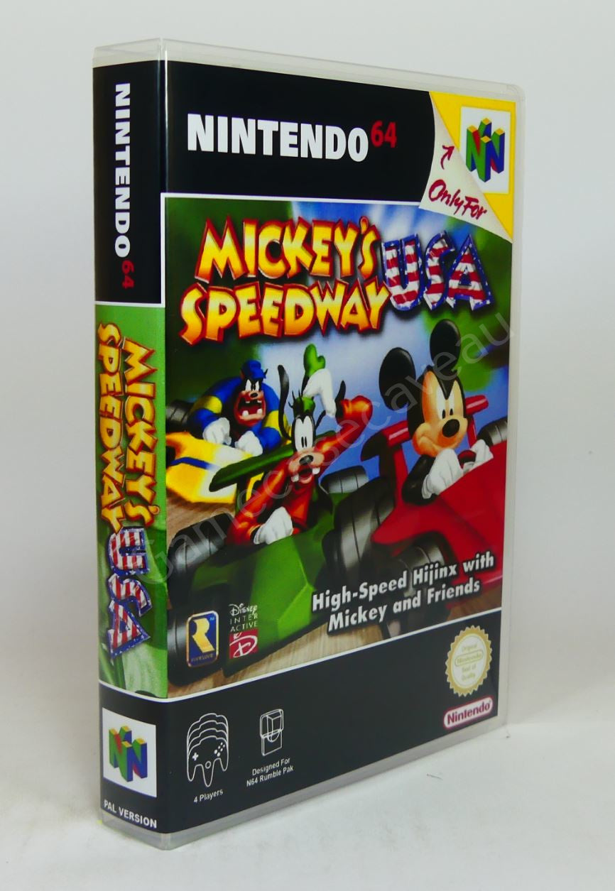 Mickey's Speedway USA - N64 Replacement Case