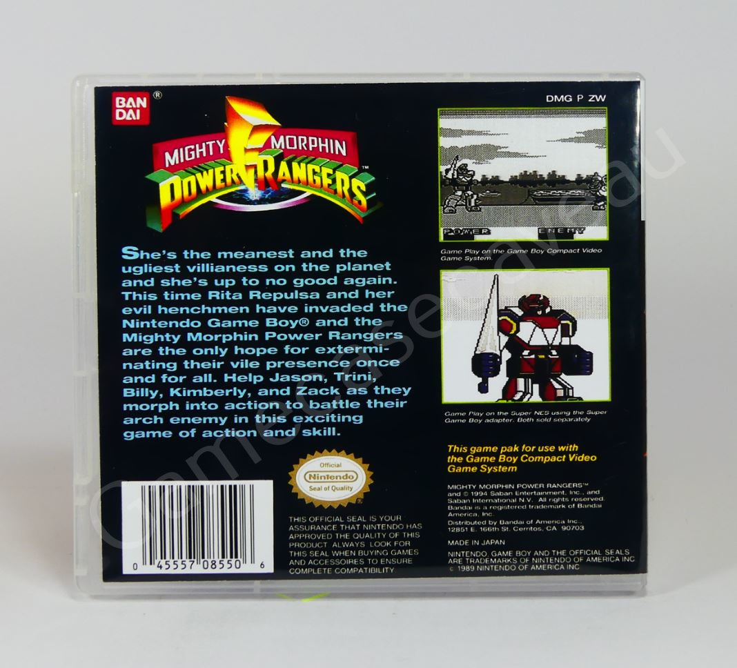 Mighty Morphin Power Rangers - GB Replacement Case