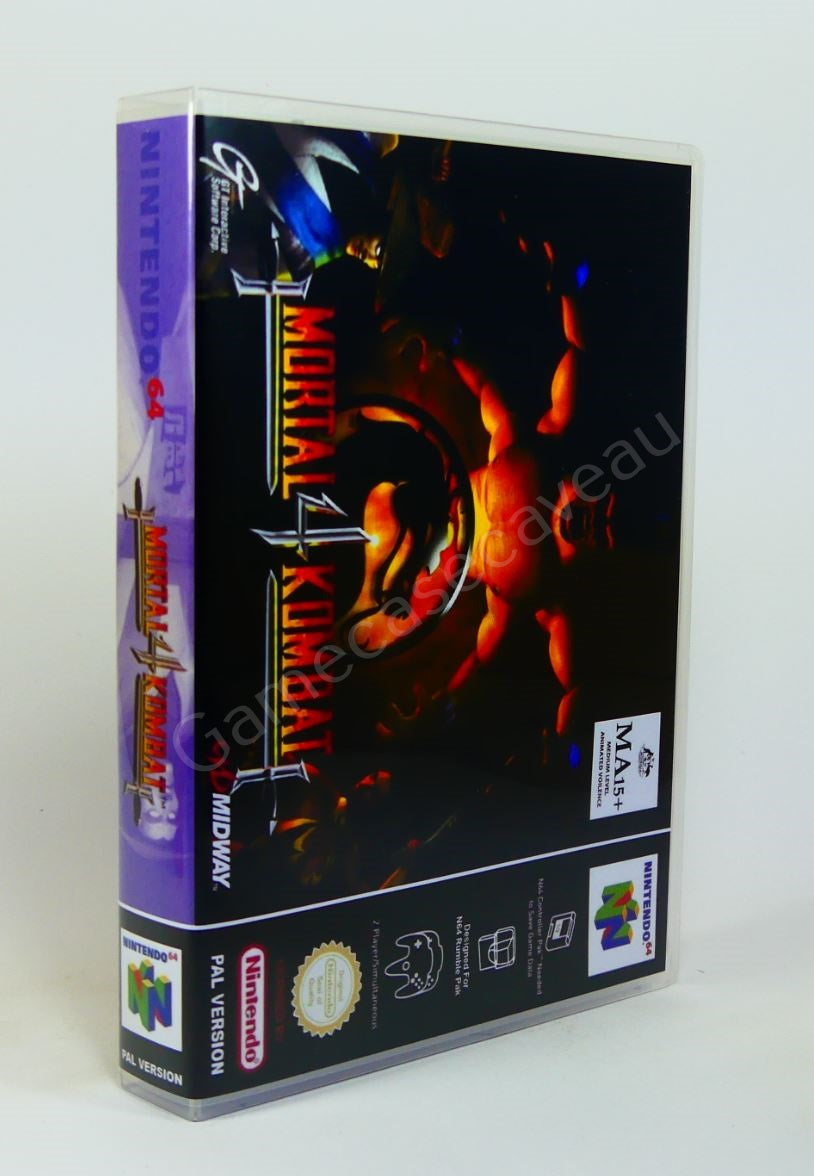 Mortal Kombat 4 - N64 Replacement Case