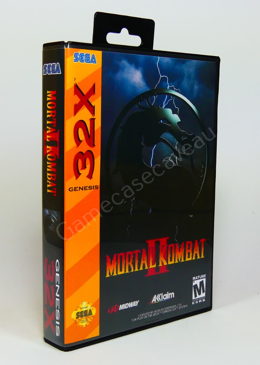 Mortal Kombat II - 32X Replacement Case