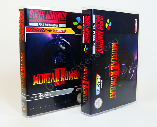 Mortal Kombat II - SNES Replacement Case