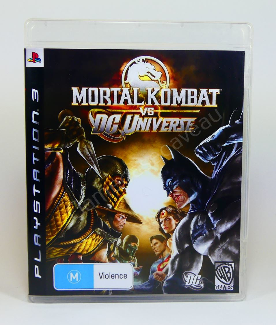 Mortal Kombat vs DC Universe - PS3 Replacement Case