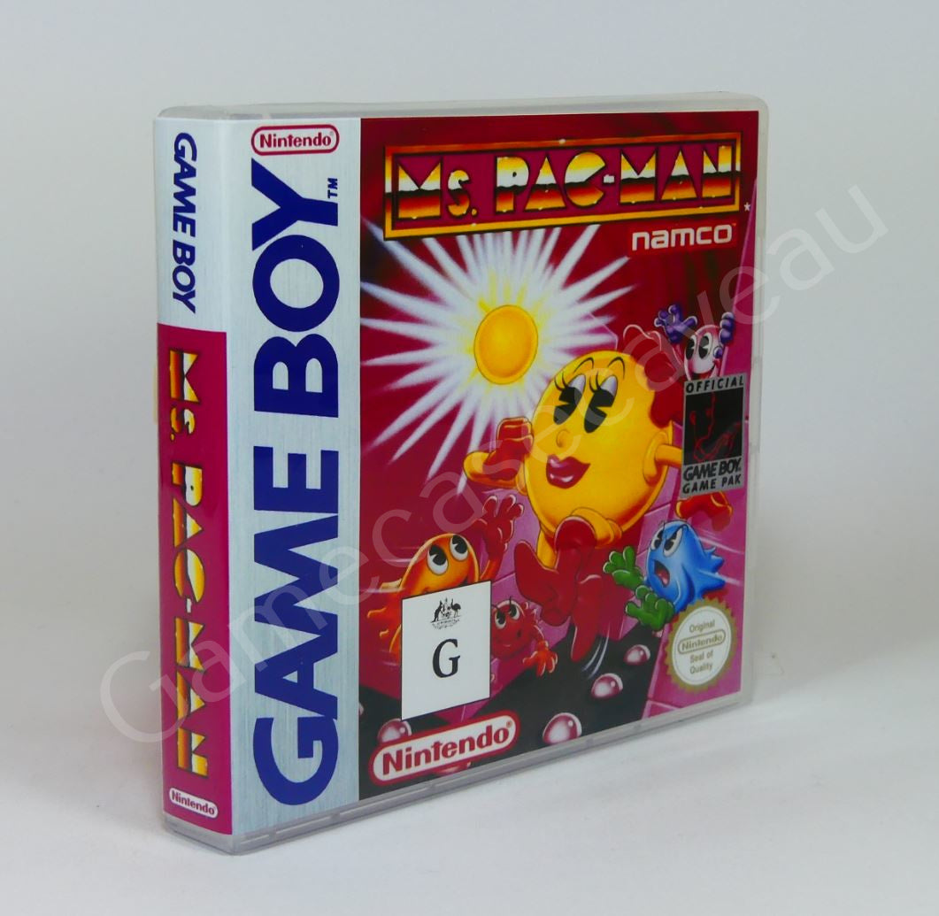 Ms Pacman - GB Replacement Case – GameCaseCaveAU