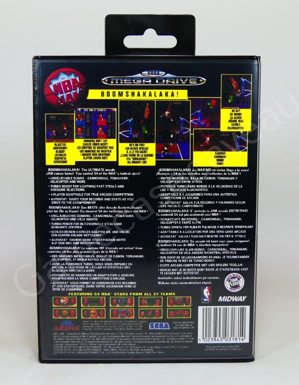 NBA Jam - SMD Replacement Case