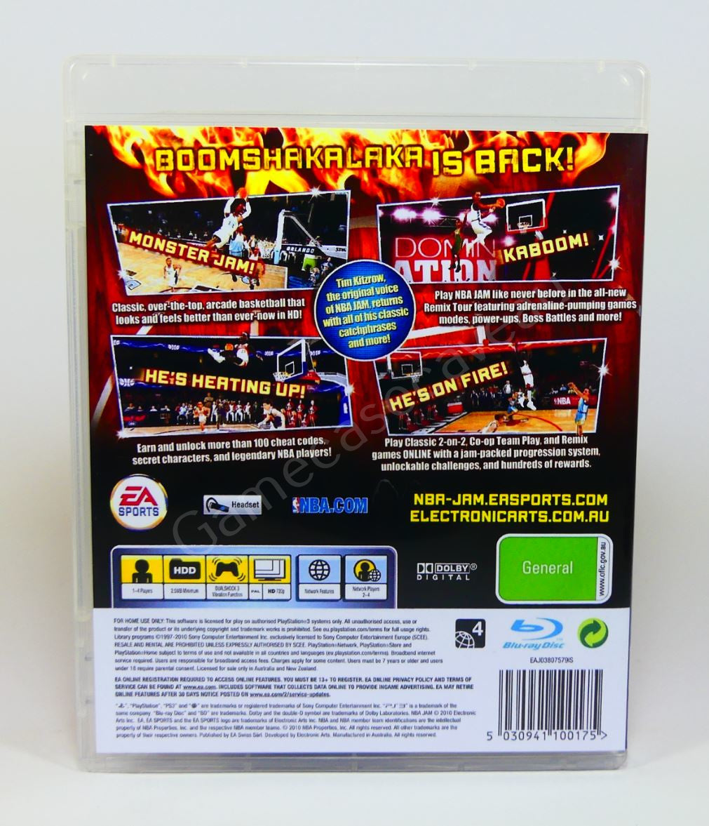 NBA Jam - PS3 Replacement Case