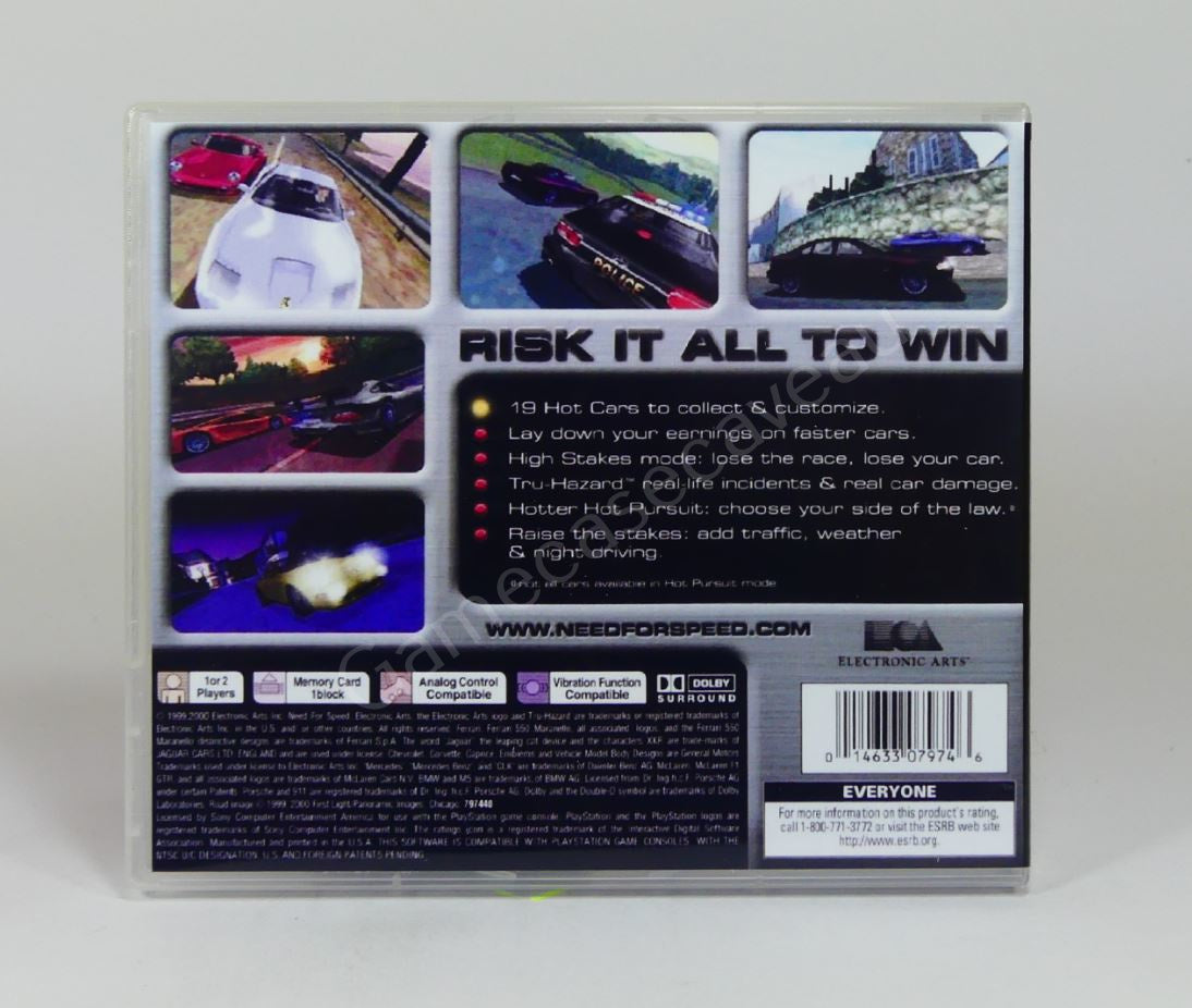 Need For Speed High Stakes - PS1 Replacement Case