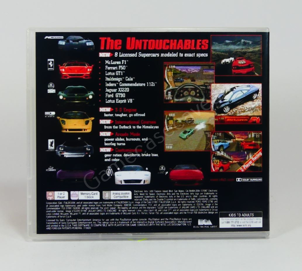 Need For Speed II - PS1 Replacement Case