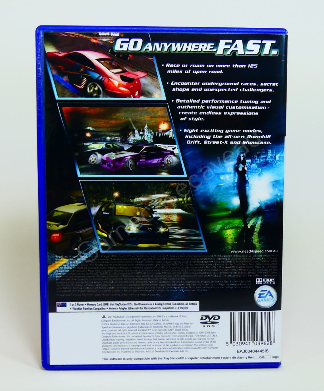 Need For Speed Underground 2 - PS2 Replacement Case