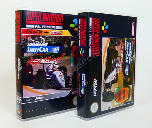 Newman Haas Indy Car ft Nigel Mansell - SNES Replacement Case
