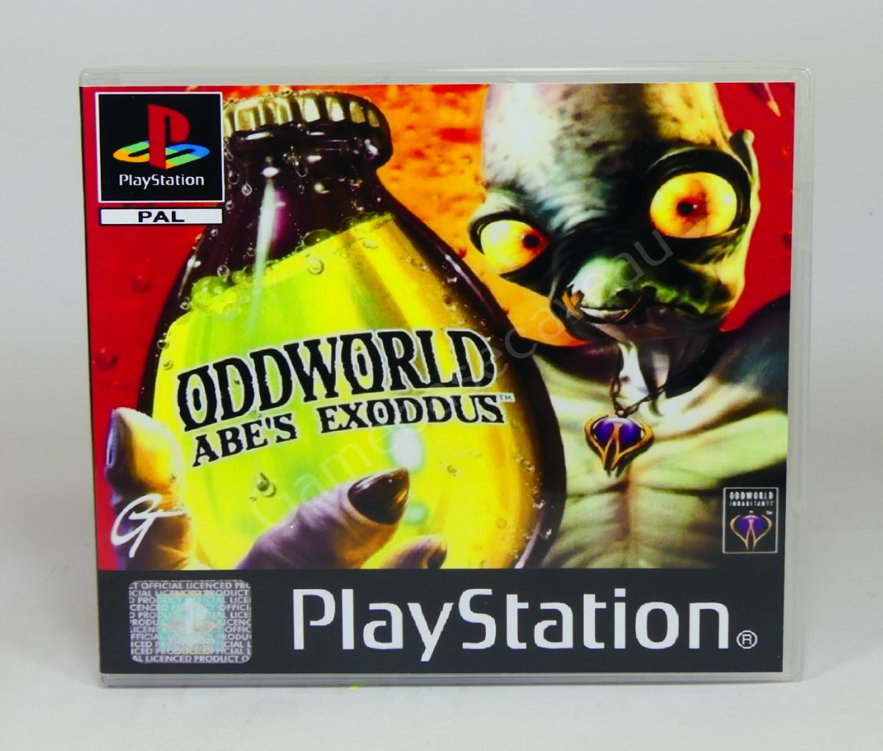 Oddworld Abe's Exoddus - PS1 Replacement Case
