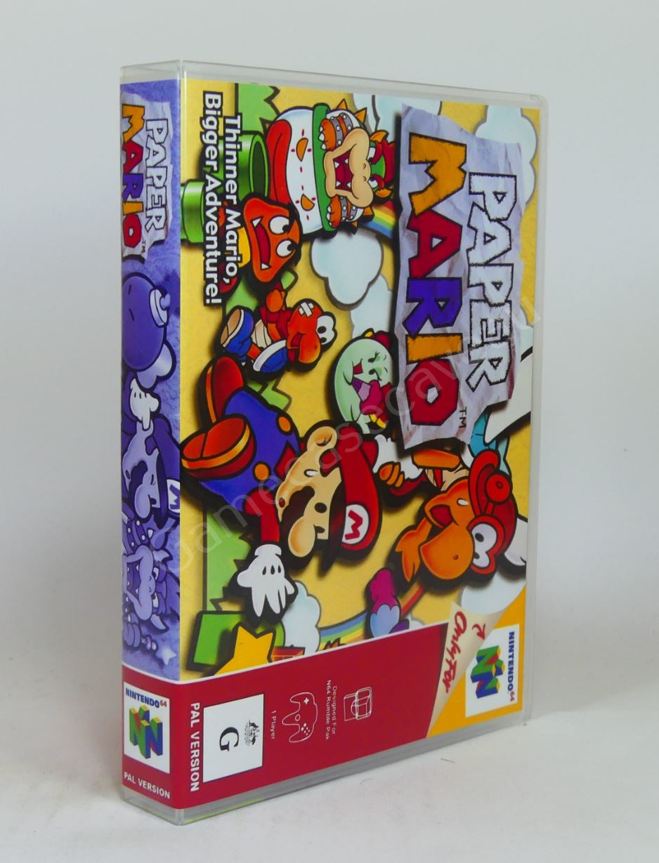 Paper Mario - N64 Replacement Case