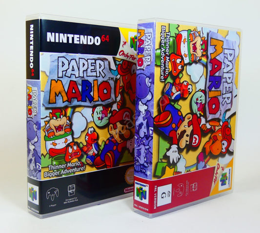 Paper Mario - N64 Replacement Case