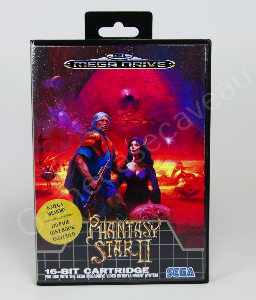 Phantasy Star II - SMD Replacement Case