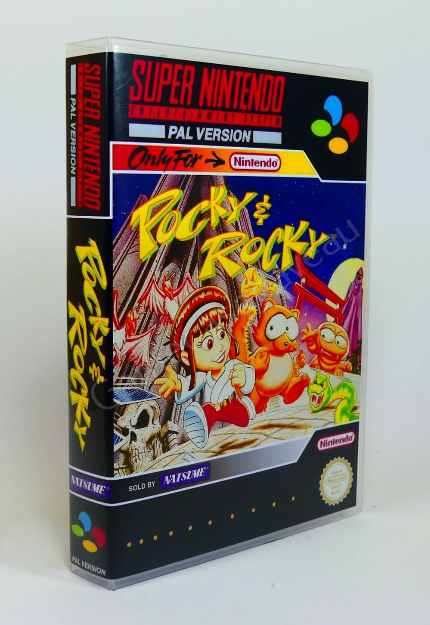 Pocky & Rocky - SNES Replacement Case