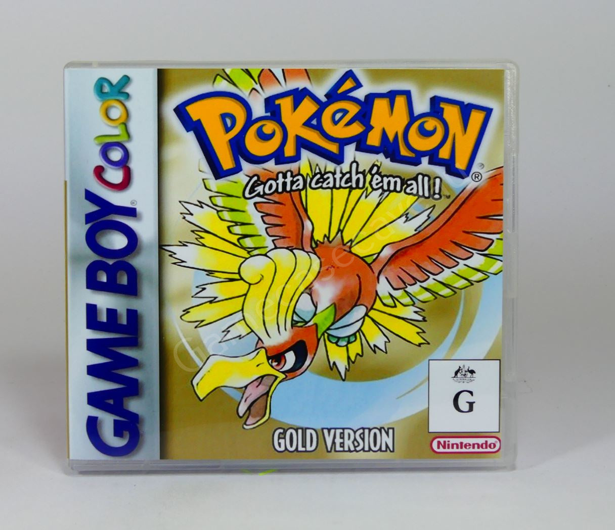 Pokemon Gold - GBC Replacement Case