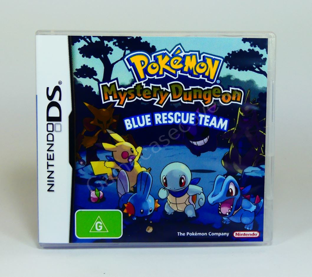 Pokemon Mystery Dungeon Blue Rescue Team - DS Replacement Case