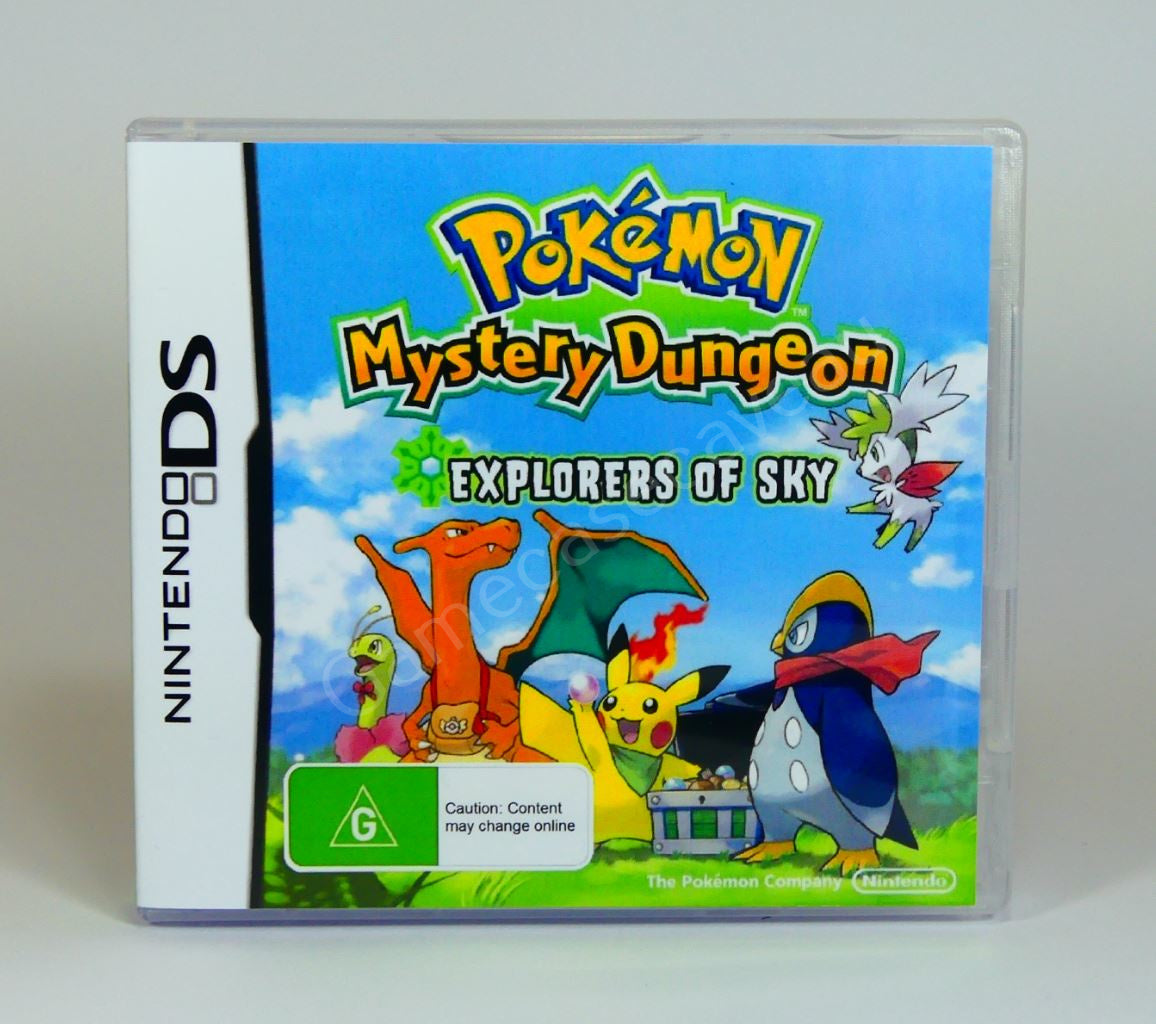 Pokemon Mystery Dungeon Explorers of Sky - DS Replacement Case