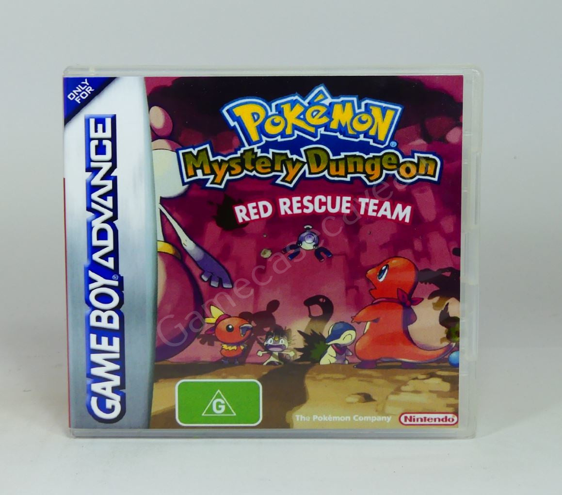 Pokemon Mystery Dungeon Red Team - GBA Replacement Case