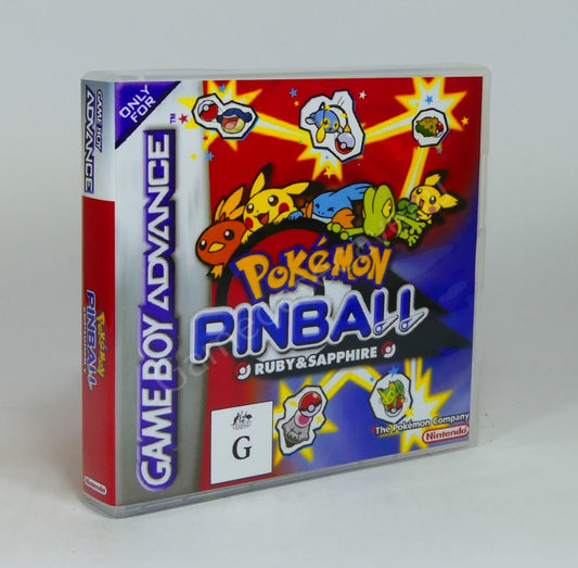 Pokemon Pinball Ruby & Sapphire - GBA Replacement Case