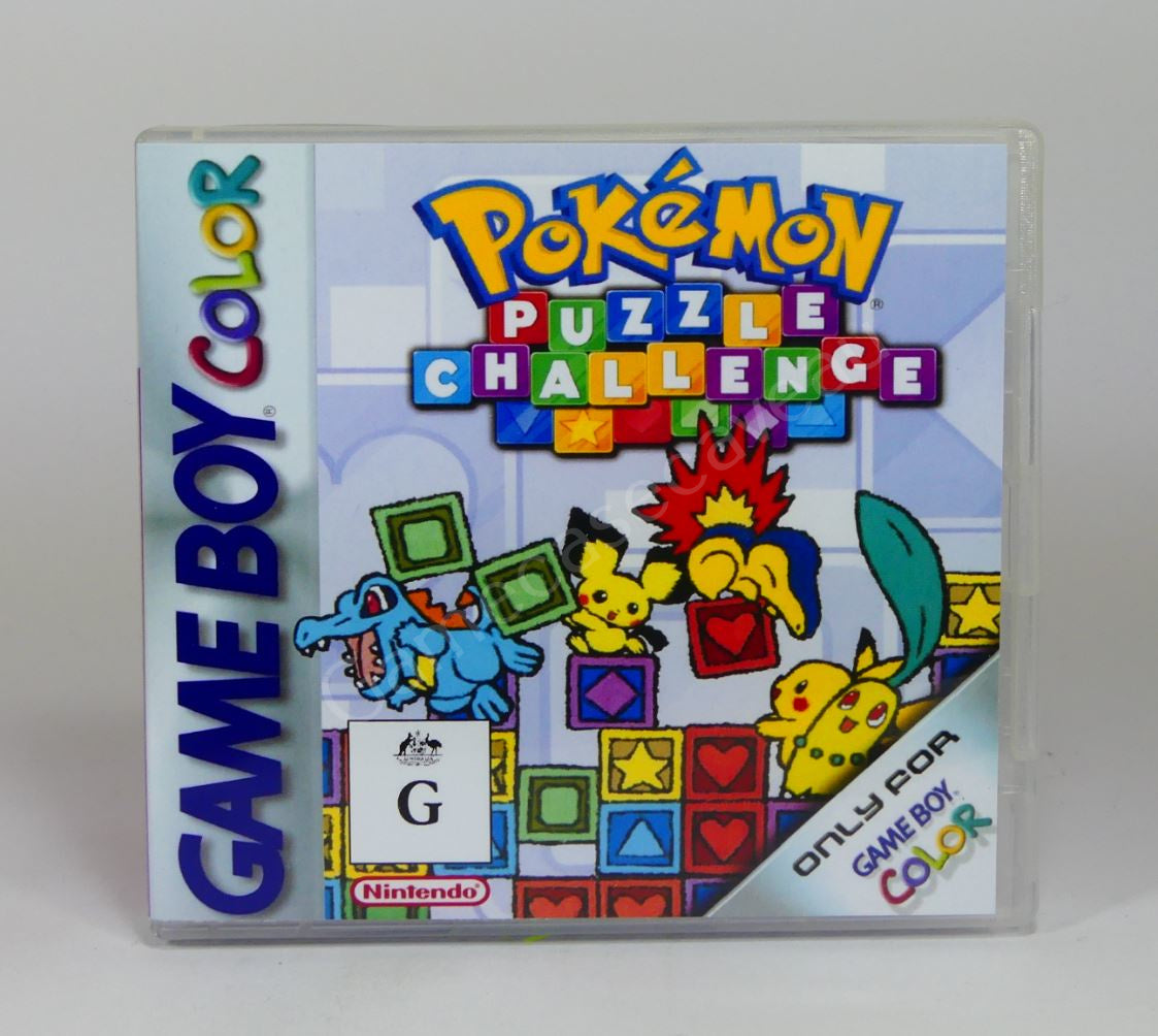 Pokemon Puzzle Challenge - GBC Replacement Case