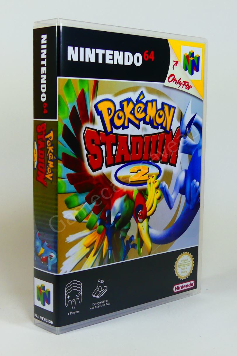Pokemon Stadium 2 - N64 Replacement Case