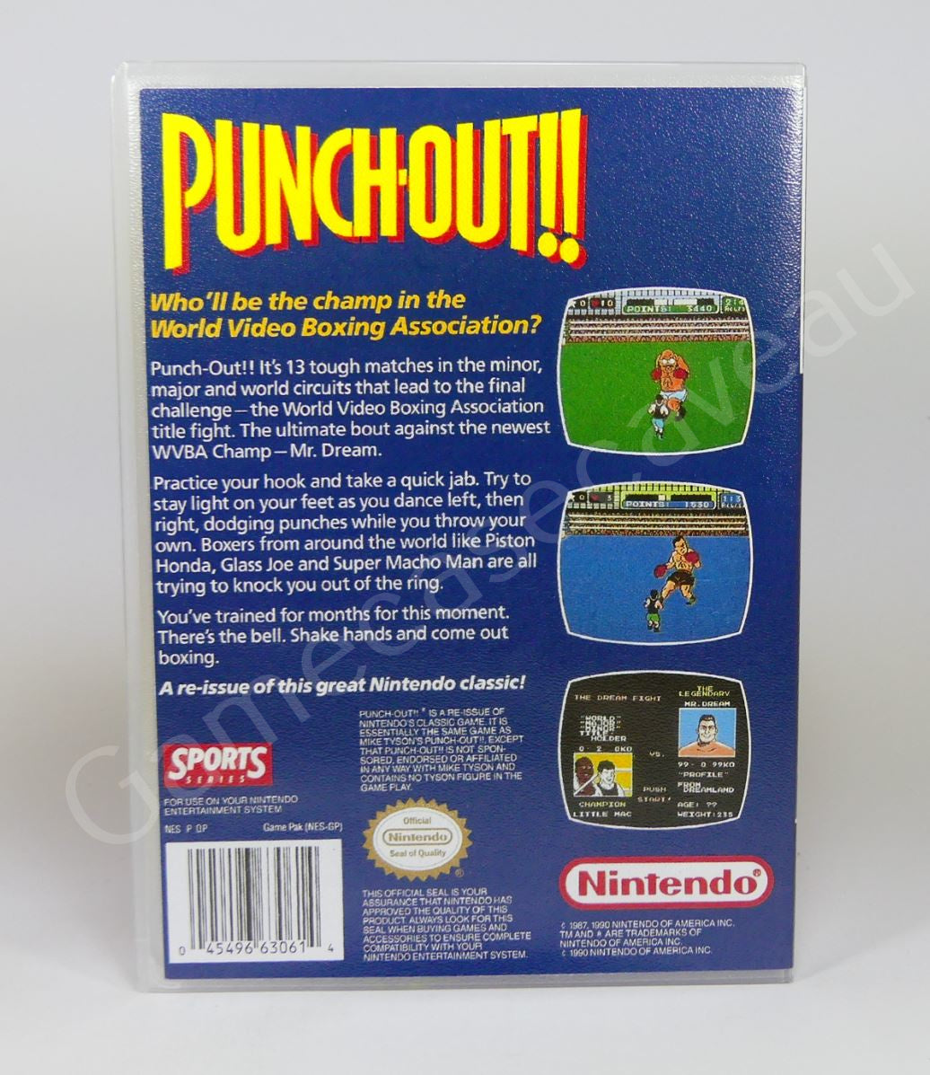 Punch Out - NES Replacement Case