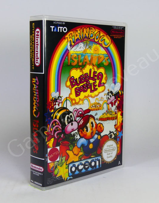 Rainbow Islands Bubble Bobble 2 - NES Replacement Case