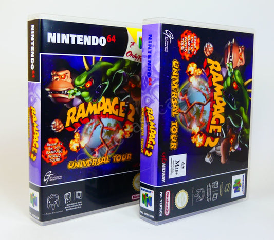 Rampage 2 Universal Tour - N64 Replacement Case