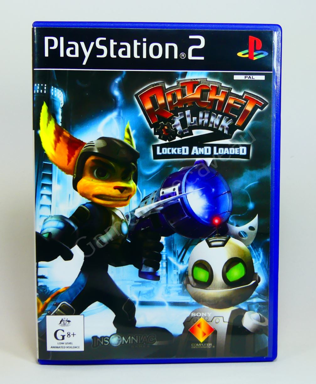 Ps2 Lock Ratchet & Clank Locked and Loaded - PS2 Replacement Case – GameCaseCaveAU